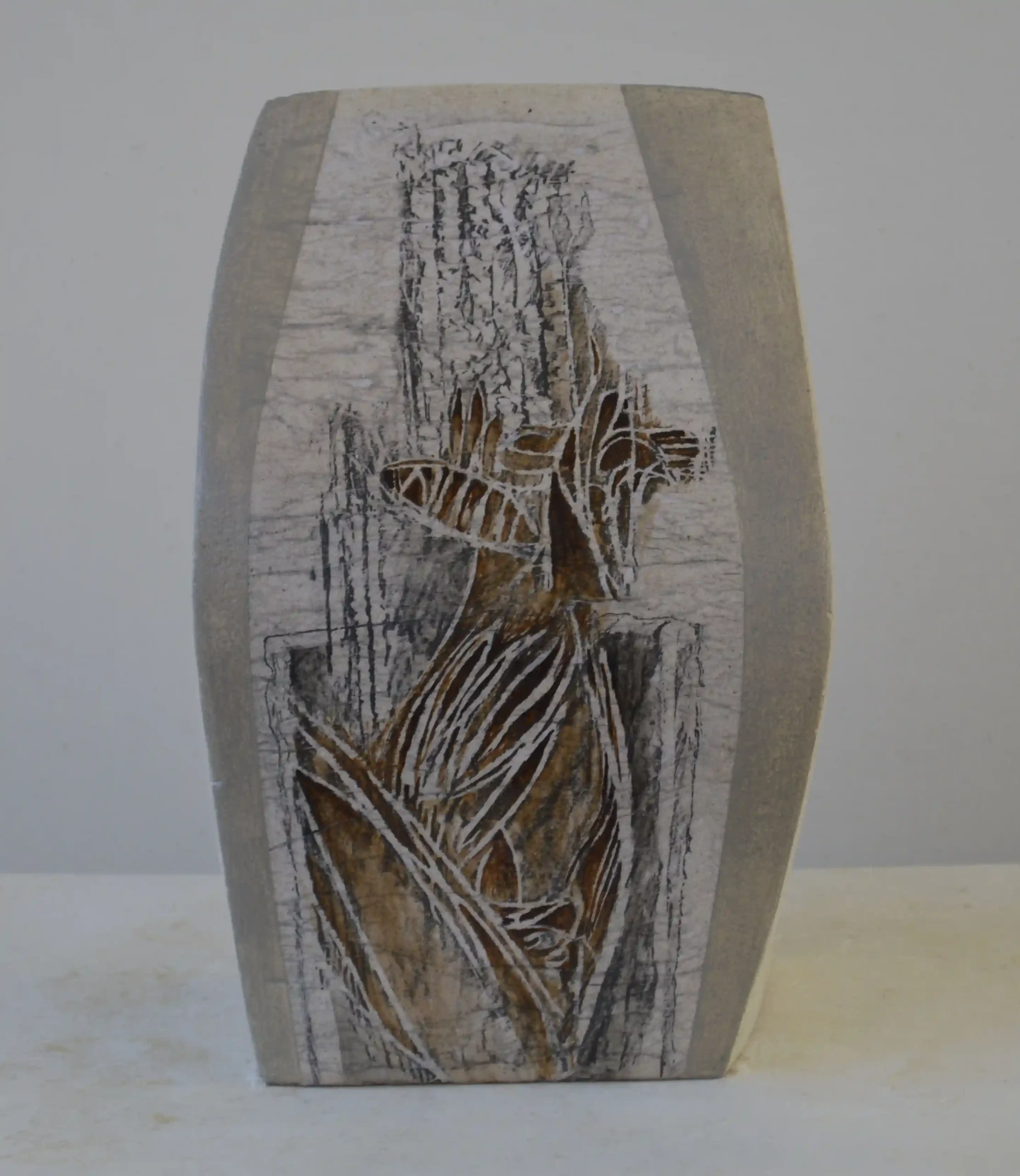 alfonso lopez monreal Fosil 2014 Ceramica alta temperatura decorada copia